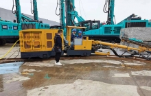 新疆歡迎山河智能來廠參觀礦用電機車的生產(chǎn)與測試